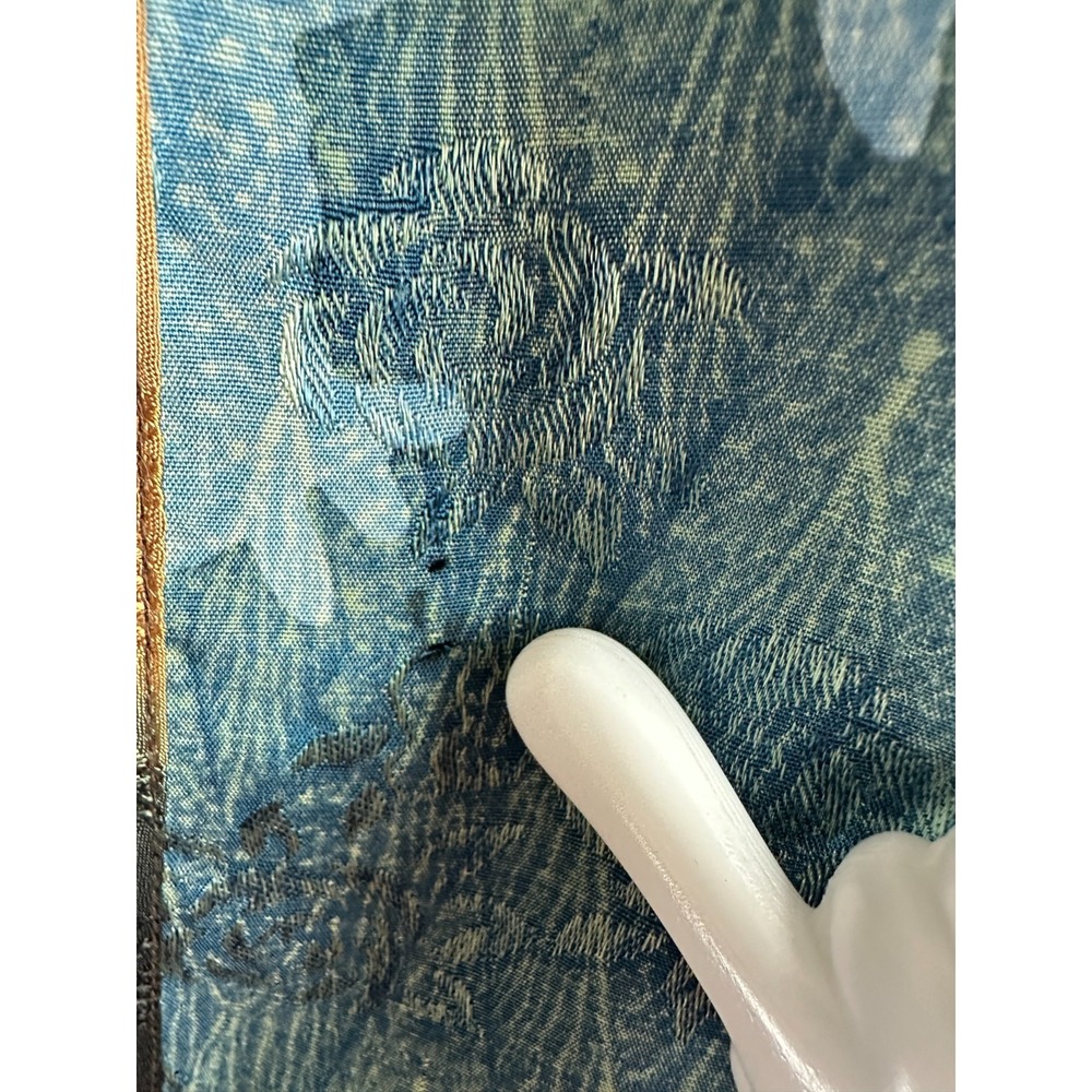 Kusnadi NY Floral Jacquard Kimono Open Cardigan One Size OS Hippie Artsy *Flawed - Picture 16 of 16